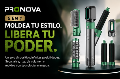 Cepillo Secador 5 En 1 Aguacate