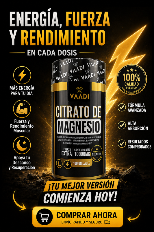 CITRATO DE MAGNESIO Bienestar, Relajación y Energía para tu Día a Día