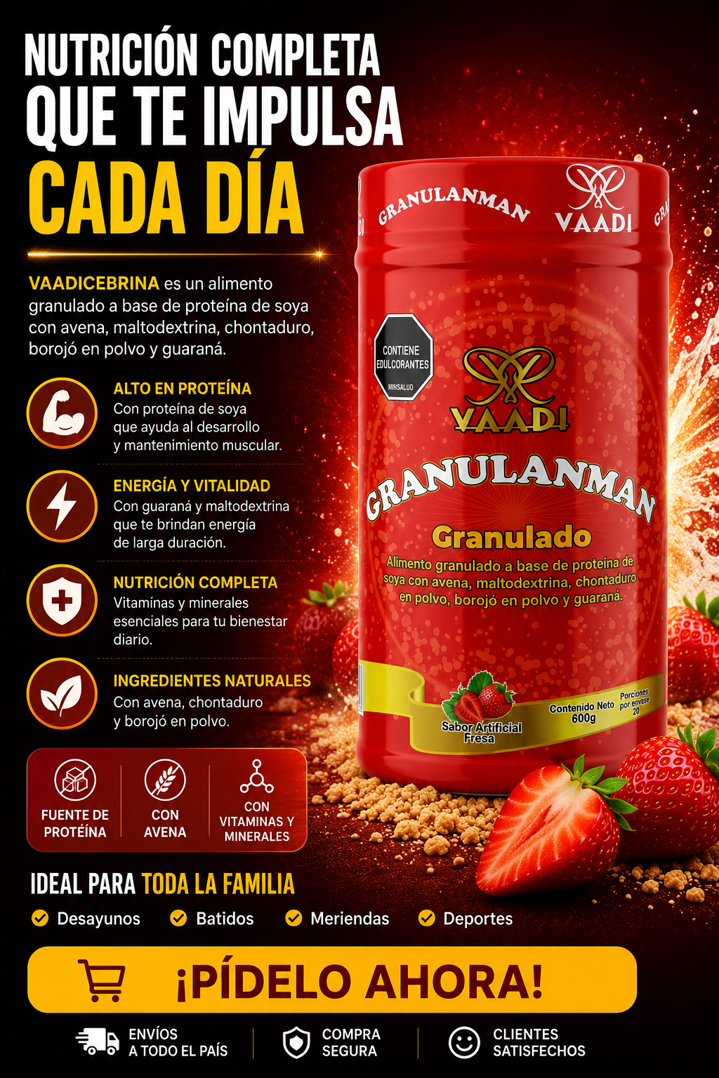 GRANULMAN (granulada) 600gr